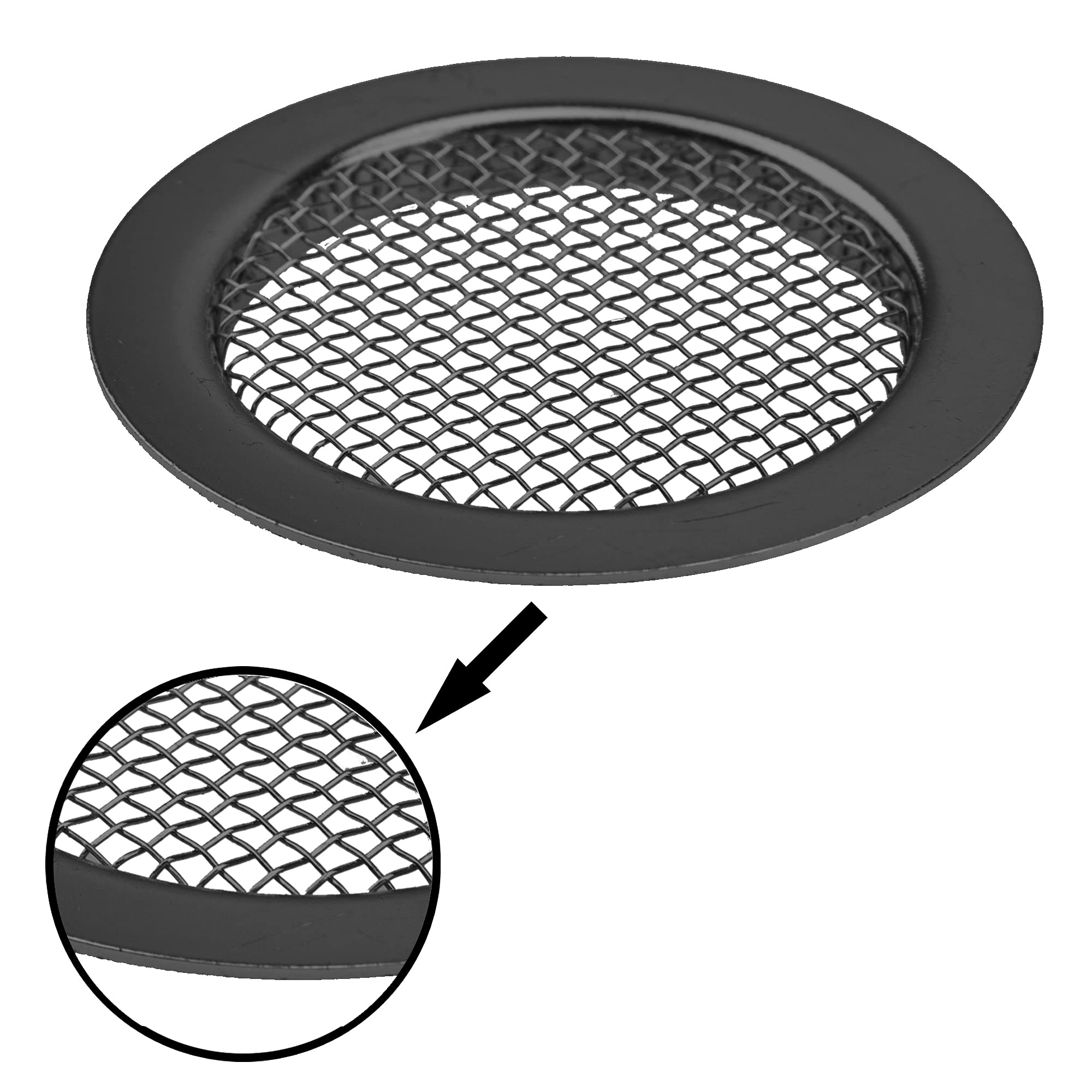 1Pcs Yootones Guitar Screened Sound Hole Insert, Speaker Grills Mesh Speaker Compatible with Gutiar, Dobro Resonator Guitar, Cig